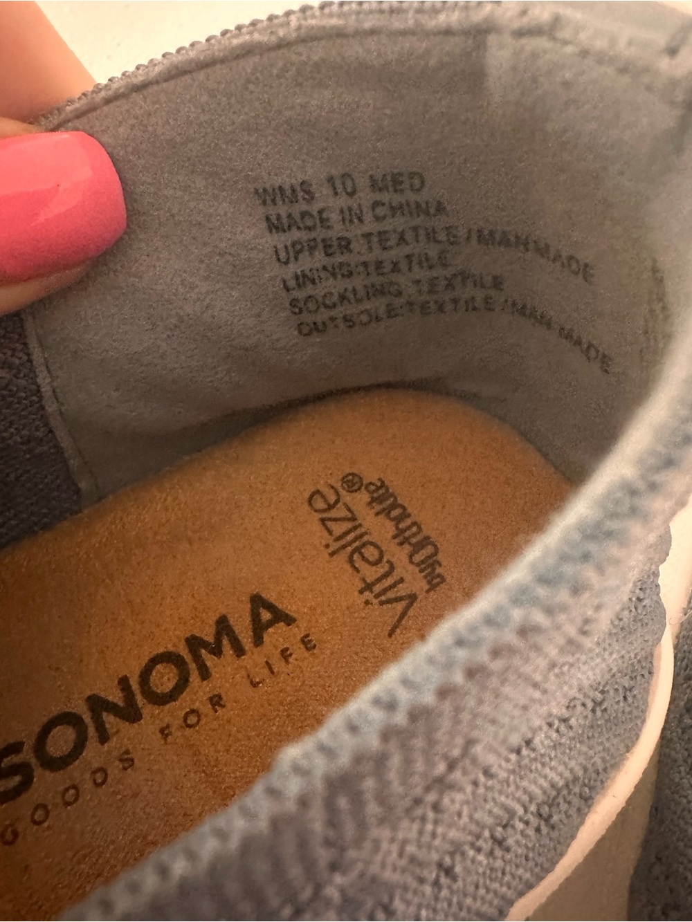 Sonoma Gray Slip-On Knit Sneakers - Picture 4 of 6